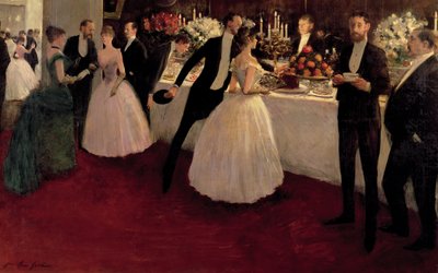 The Buffet, 1884 by Jean Louis Forain